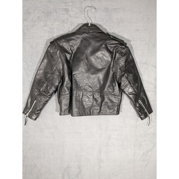 Antler Creek Leather Boys Motorcycle Jacket size 4XL - Picture 2 of 12